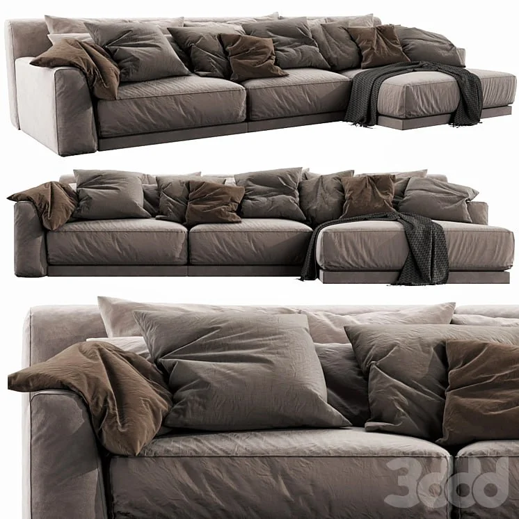 Poliform Paris Seoul Chaise Lounge